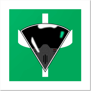 Lightspeed Rescue Green Ranger Visor Posters and Art